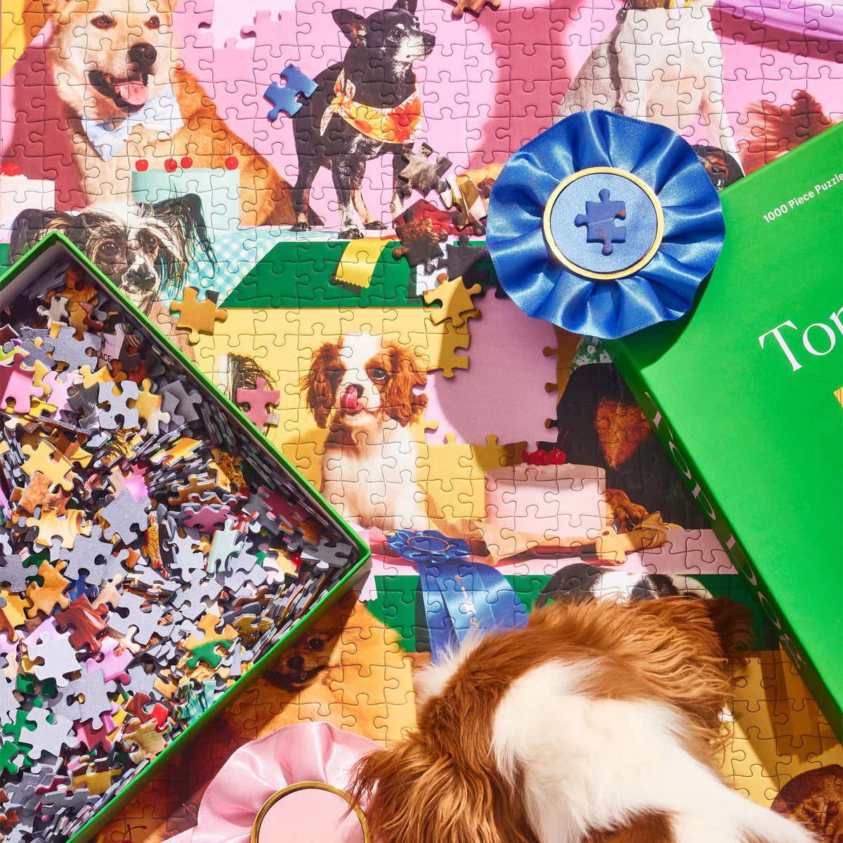 Top Dog - Rompecabezas de perros de 1000 piezas para adultos